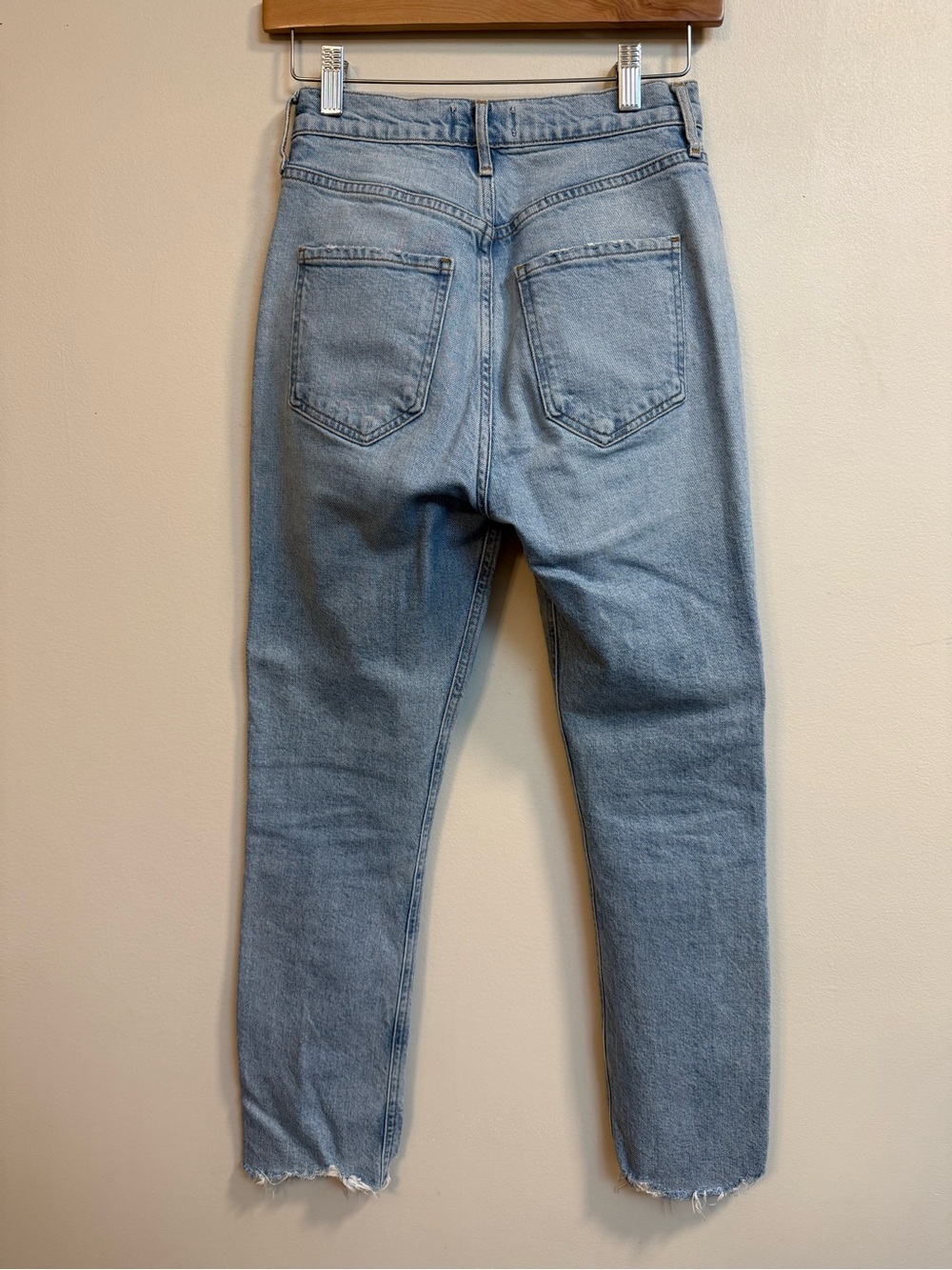 Agolde Riley High Rise Straight Crop Jeans - Picture 7 of 8